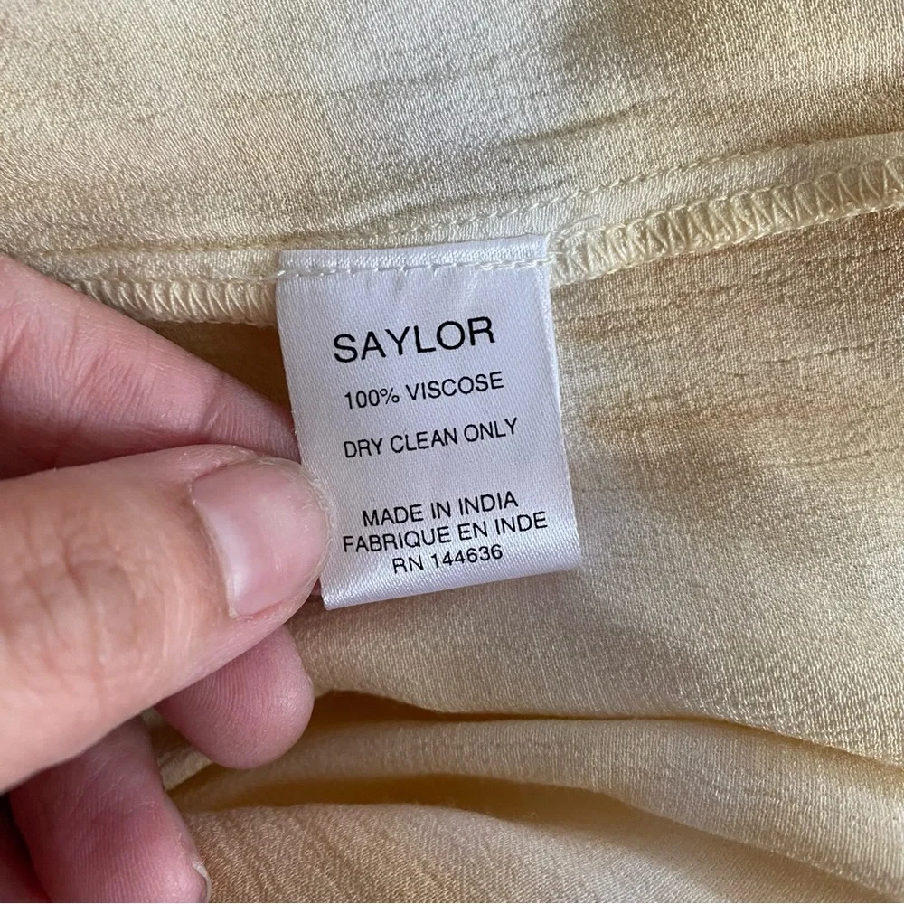 SAYLOR Amaranth Striped Tie-Dye Tiered Maxi Dress - Picture 11 of 11